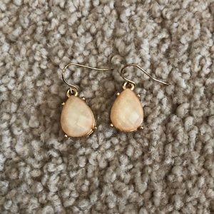 Blush and Gold Earrings